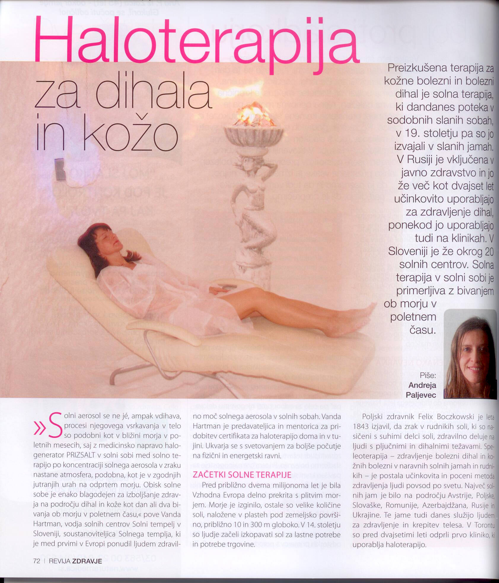 Solna terapija in revija Zdravje2